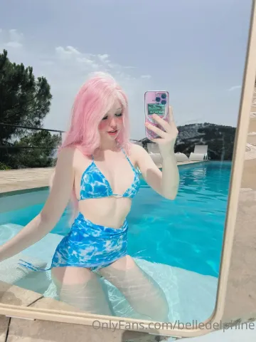 Belle Delphine Nude Pussy Pool Onlyfans Set Leaked - Image 19