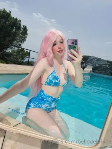 Belle Delphine Nude Pussy Pool Onlyfans Set Leaked - Image 34