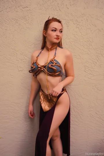 Nora Rivers Nude Slave Leia Cosplay OnlyFans Set Leaked - Image 7