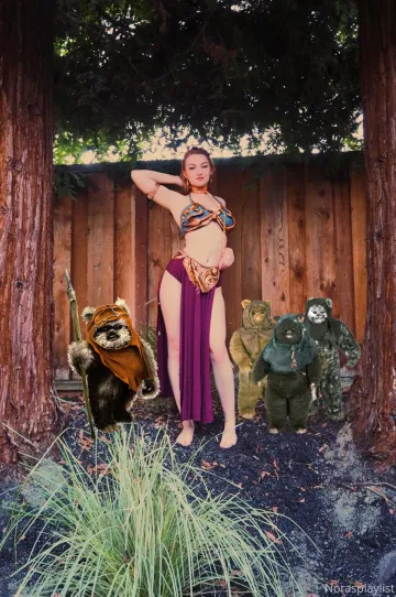 Nora Rivers Nude Slave Leia Cosplay OnlyFans Set Leaked - Image 13