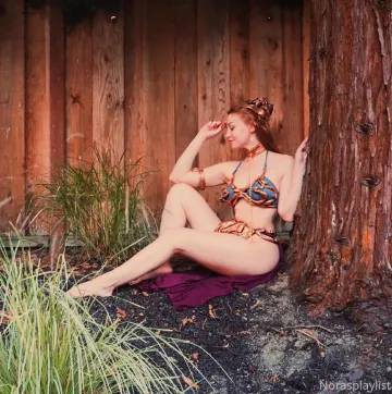 Nora Rivers Nude Slave Leia Cosplay OnlyFans Set Leaked - Image 6