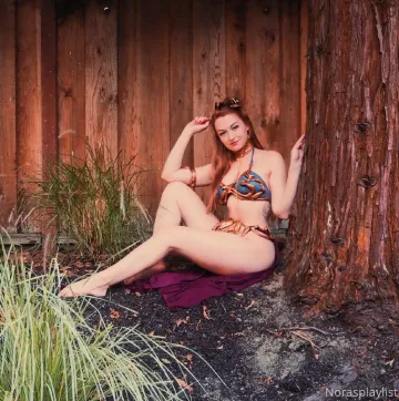 Nora Rivers Nude Slave Leia Cosplay OnlyFans Set Leaked - Image 3
