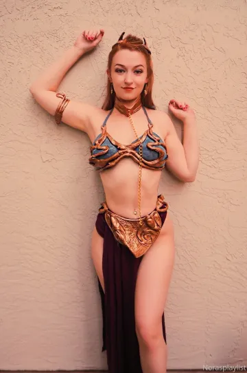Nora Rivers Nude Slave Leia Cosplay OnlyFans Set Leaked - Image 11