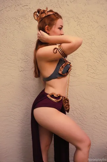 Nora Rivers Nude Slave Leia Cosplay OnlyFans Set Leaked - Image 16