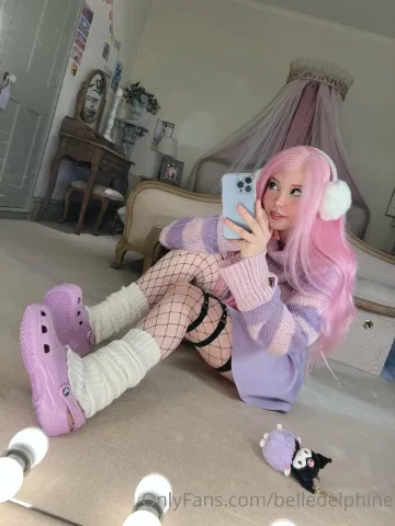 Belle Delphine Purple Crocs Full Onlyfans Set Leaked - Image 145