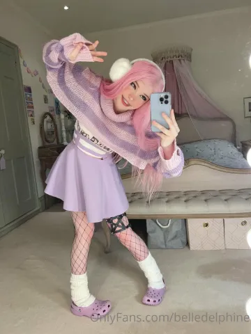 Belle Delphine Purple Crocs Full Onlyfans Set Leaked - Image 149