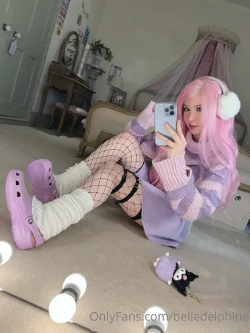 Belle Delphine Purple Crocs Full Onlyfans Set Leaked - Image 26