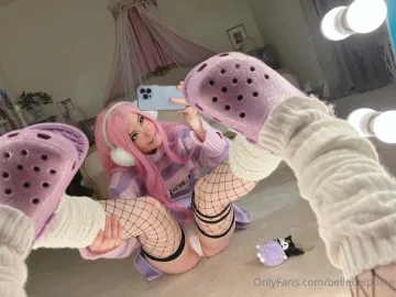 Belle Delphine Purple Crocs Full Onlyfans Set Leaked - Image 150