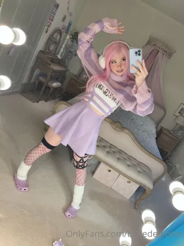 Belle Delphine Purple Crocs Full Onlyfans Set Leaked - Image 87