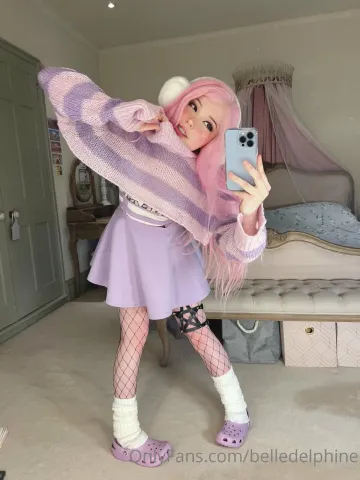 Belle Delphine Purple Crocs Full Onlyfans Set Leaked - Image 39