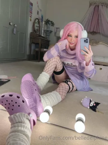 Belle Delphine Purple Crocs Full Onlyfans Set Leaked - Image 89