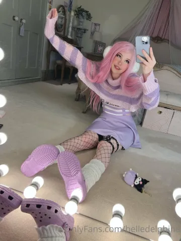 Belle Delphine Purple Crocs Full Onlyfans Set Leaked - Image 188