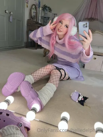 Belle Delphine Purple Crocs Full Onlyfans Set Leaked - Image 157