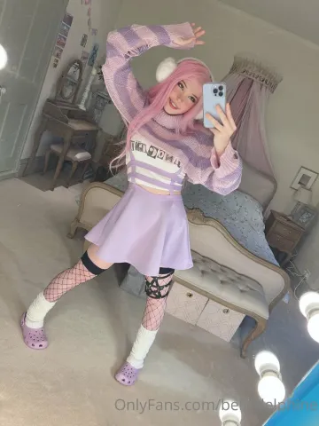 Belle Delphine Purple Crocs Full Onlyfans Set Leaked - Image 182