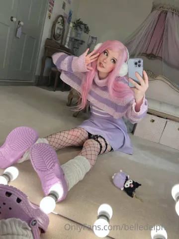 Belle Delphine Purple Crocs Full Onlyfans Set Leaked - Image 187