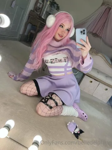 Belle Delphine Purple Crocs Full Onlyfans Set Leaked - Image 86