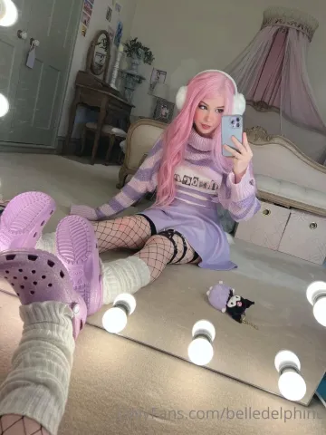 Belle Delphine Purple Crocs Full Onlyfans Set Leaked - Image 78