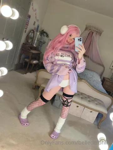 Belle Delphine Purple Crocs Full Onlyfans Set Leaked - Image 133