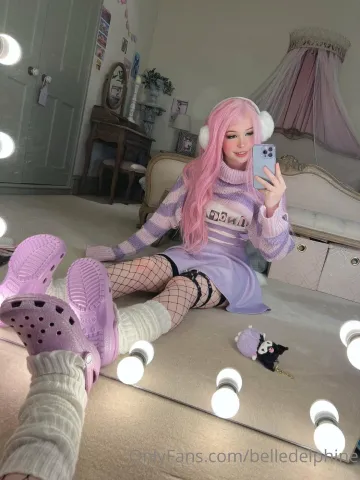 Belle Delphine Purple Crocs Full Onlyfans Set Leaked - Image 79