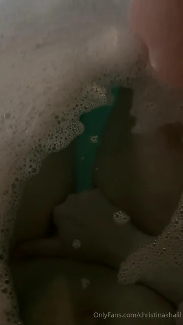 Christina Khalil Nude Bath Pussy Masturbation Onlyfans Video Leaked - Image 3