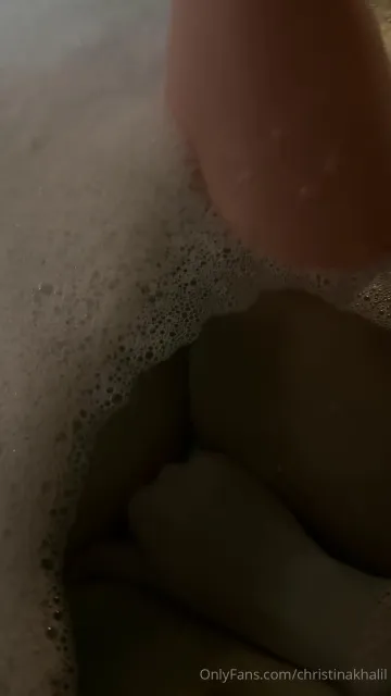 Christina Khalil Nude Bath Pussy Masturbation Onlyfans Video Leaked - Image 4