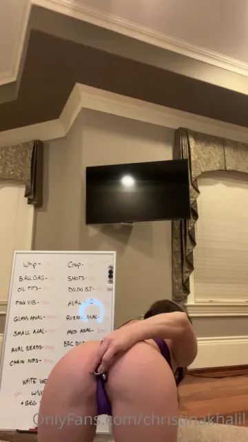 Christina Khalil Butt Plug January Onlyfans Livestream Leaked - Image 6