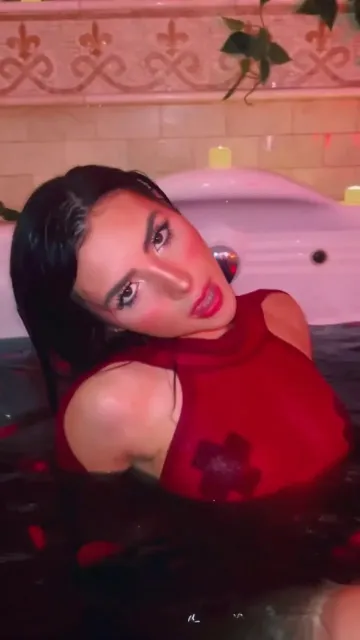 Andrea Botez Nipple Pasties Wet Bodysuit Video Leaked - Image 9