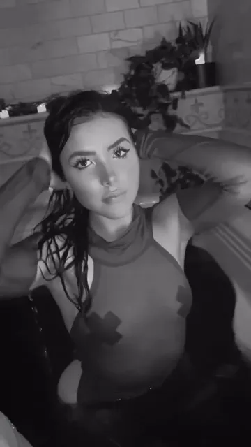 Andrea Botez Nipple Pasties Wet Bodysuit Video Leaked - Image 4