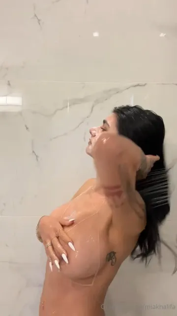 Mia Khalifa Nude Shower Shaving OnlyFans Video Leaked - Image 34