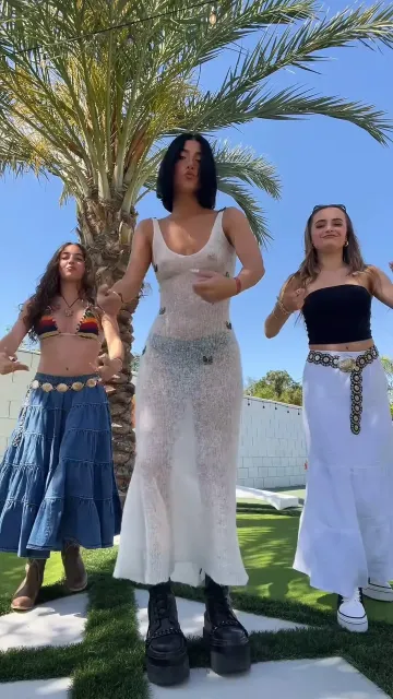 Charli D’Amelio Nude Tits See-Through Video Leaked - Image 12