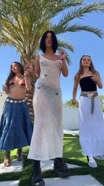 Charli D’Amelio Nude Tits See-Through Video Leaked - Image 13