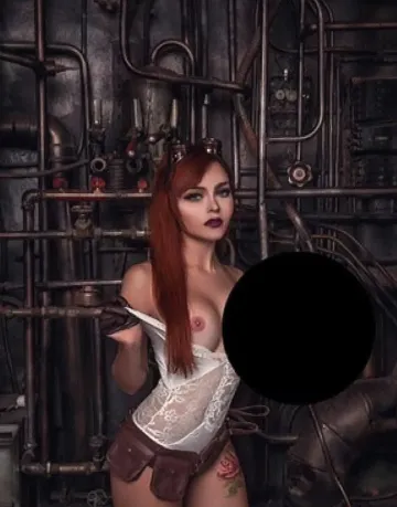 Kalinka Fox Nude Steampunk Cosplay Patreon Set Leaked - Image 26