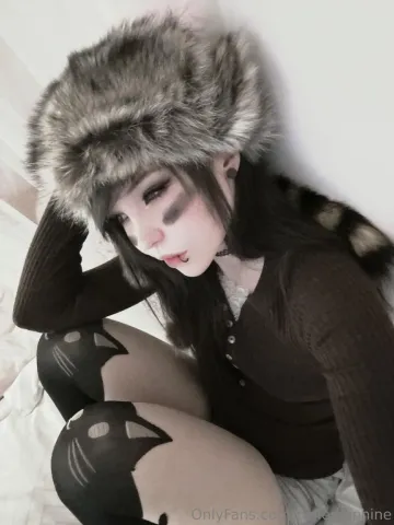 Belle Delphine Sexy Emo Raccoon Onlyfans Set Leaked - Image 12