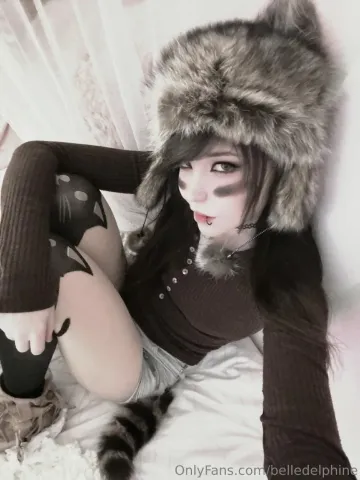 Belle Delphine Sexy Emo Raccoon Onlyfans Set Leaked - Image 13