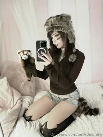 Belle Delphine Sexy Emo Raccoon Onlyfans Set Leaked - Image 11