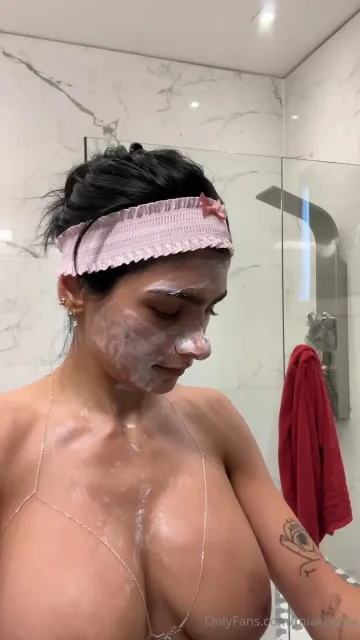 Mia Khalifa Nude Shower Prep OnlyFans Video Leaked - Image 3