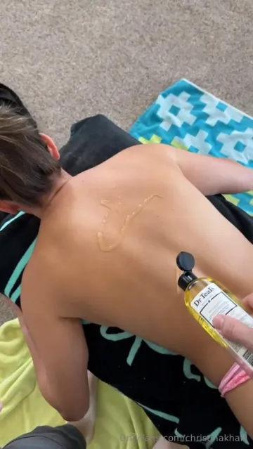 Christina Khalil Nude Oil Message Couples PPV Onlyfans Video Leaked - Image 13