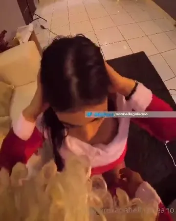 Anabella Galeano Xmas Santa Riding Sex OnlyFans Video Leaked - Image 7
