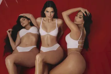 Kylie Jenner and Kim Kardashian Skims Lingerie Photoshoot - Image 16