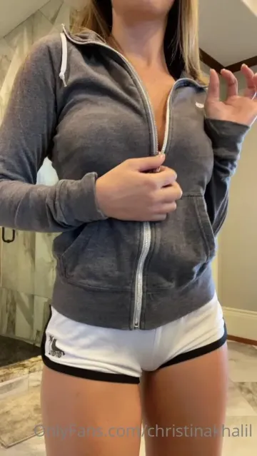 Christina Khalil Bikini Shower Strip Onlyfans Video Leaked - Image 4