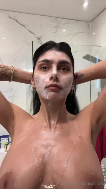 Mia Khalifa Nude Shower Prep Part 2 OnlyFans Video Leaked - Image 12