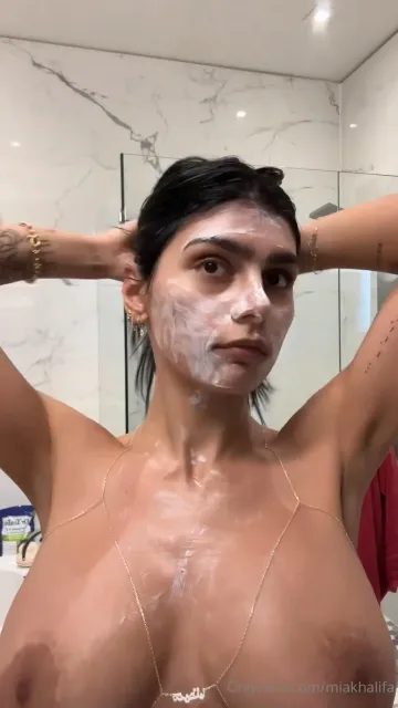 Mia Khalifa Nude Shower Prep Part 2 OnlyFans Video Leaked - Image 6