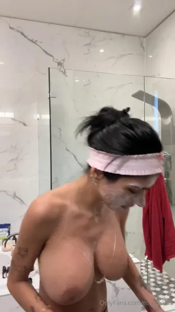 Mia Khalifa Nude Shower Prep Part 2 OnlyFans Video Leaked - Image 8