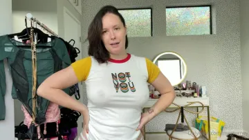 Meg Turney Vintage Lingerie Try On Onlyfans Video Leaked - Image 4