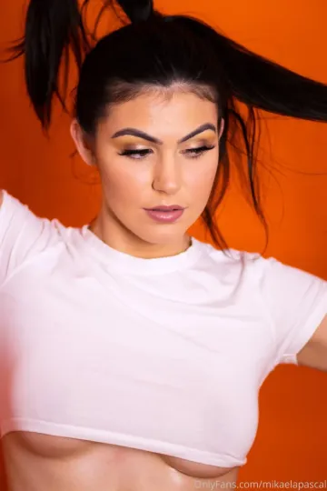 Mikaela Pascal See Through Top Onlyfans Set Leaked - Image 13