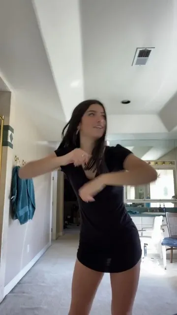 Charli D’Amelio See-Through Mini Dress Dance Video Leaked - Image 4