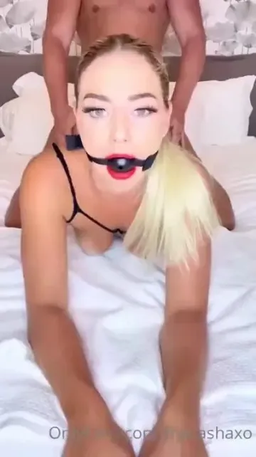 TheSashaXo Nude BDSM Gag Doggy Style OnlyFans Video Leaked - Image 6