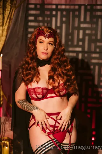 Meg Turney Scarlet Witch Cosplay Onlyfans Set Leaked - Image 2