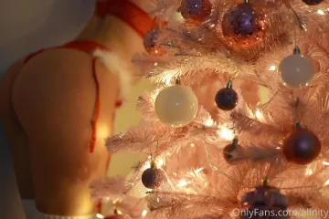 Alinity Nude Christmas Lingerie Onlyfans Set Leaked - Image 20