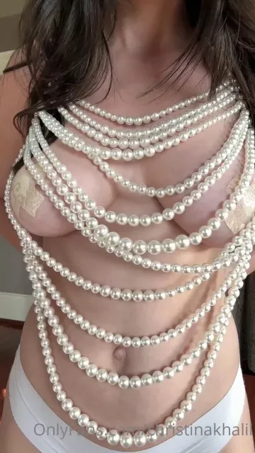 Christina Khalil Nipple Pasties Beaded Top Onlyfans Video Leaked - Image 3